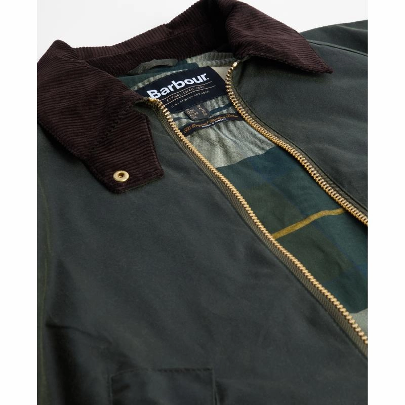 Todays Special Picks Barbour Arlene Ladies Wax Jacket - Fern/Ancient Tartan