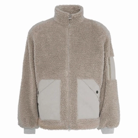 Barbour Weardale Fleece Mens Jacket - Concrete Big Savings Event