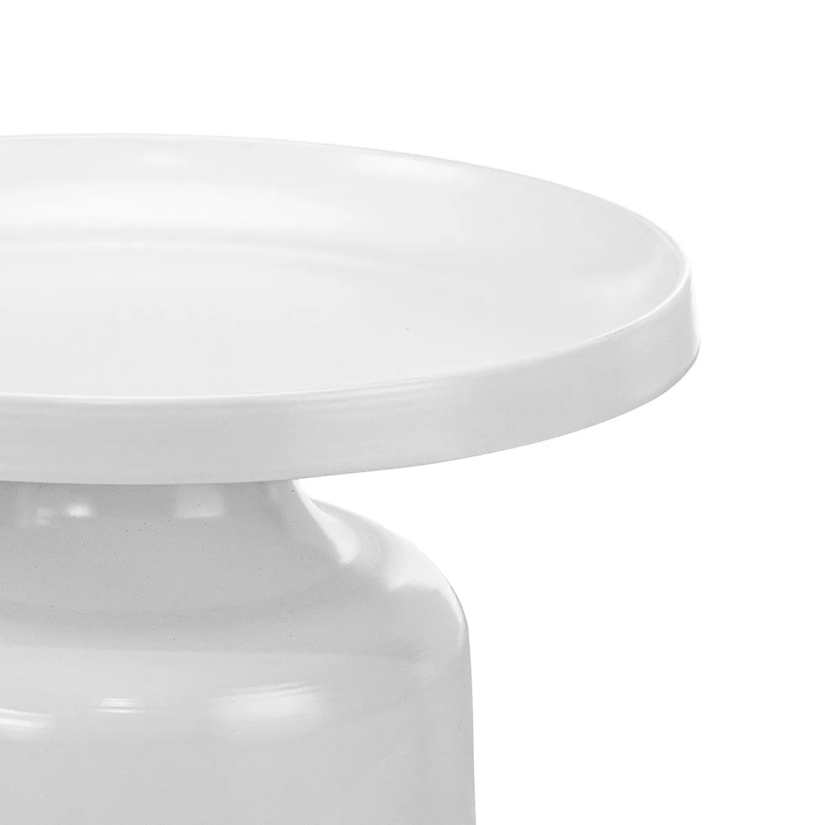 Palemo Round Pedestal Tray Side Table