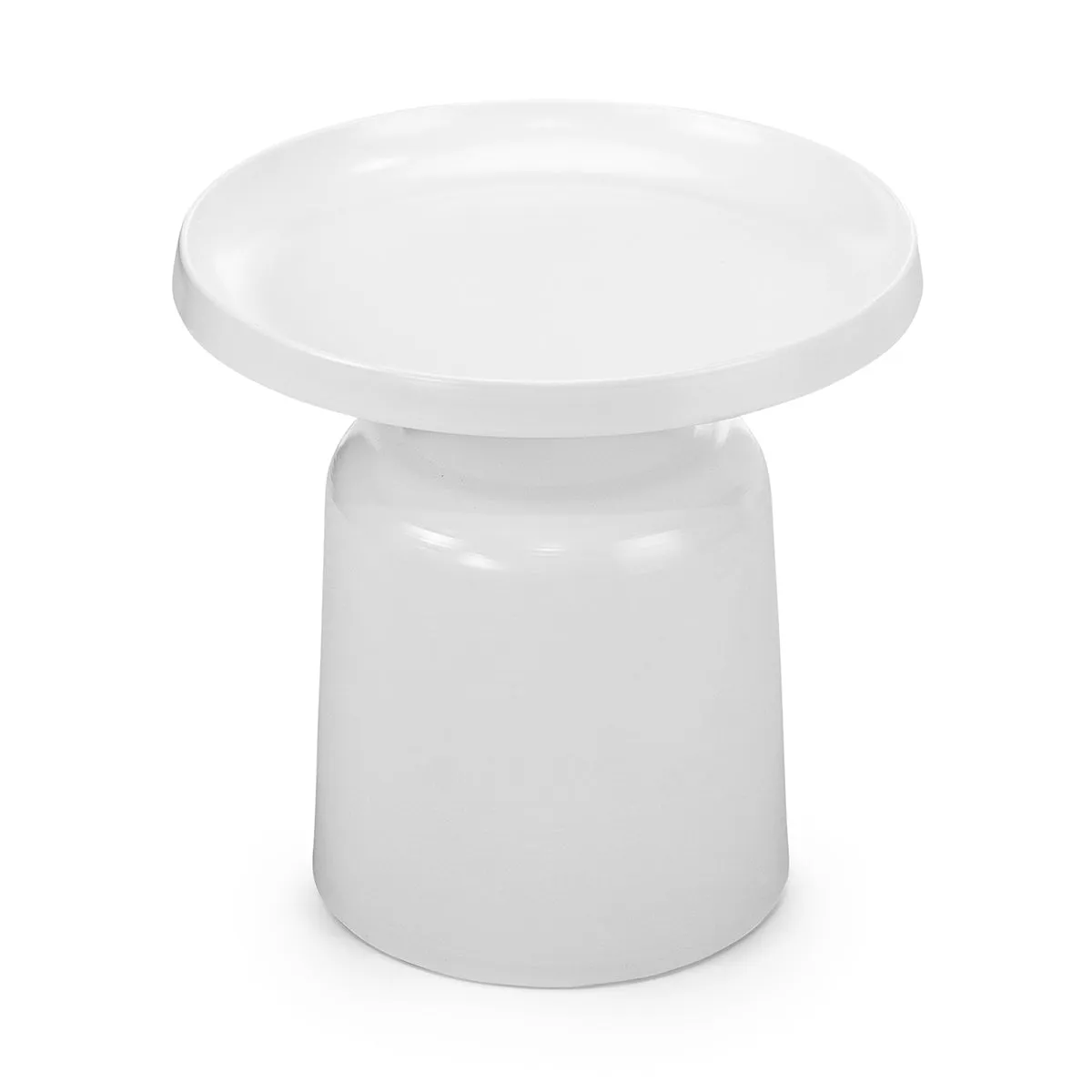 Palemo Round Pedestal Tray Side Table