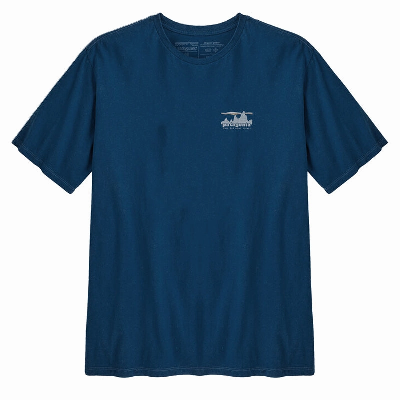 Exclusive Deal Inside Flash Sale Alert Patagonia 73 Skyline Organic T-Shirt Lagom Blue