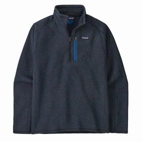 Mega Discount Today Patagonia Better Sweater 1/4 Zip Pitch Blue