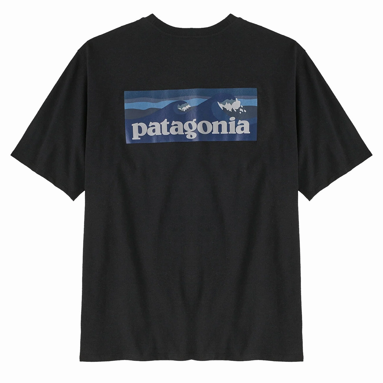 Patagonia Boardshort Logo Pocket Responsibili-Tee Ink Black Exclusive Hot Pick
