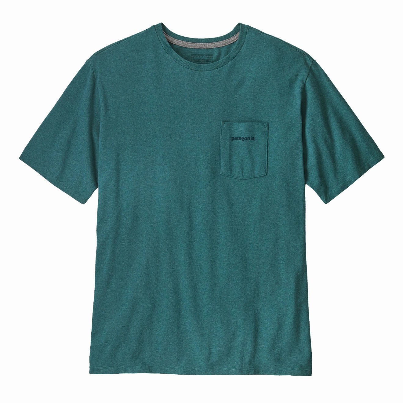 Patagonia Boardshort Logo Pocket Responsibili-Tee Wetland Blue Hot Sale Alert Flash Discount Today