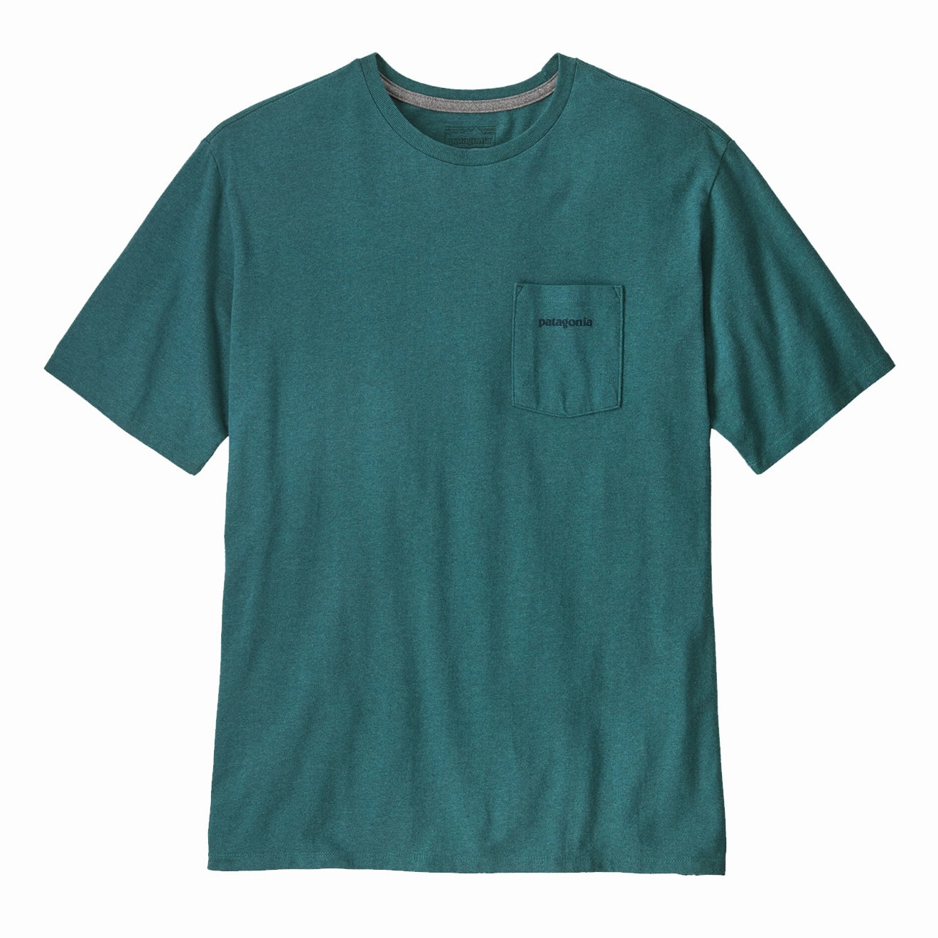 Patagonia Boardshort Logo Pocket Responsibili-Tee Wetland Blue Dont Miss These Savings Exclusive Online Discount