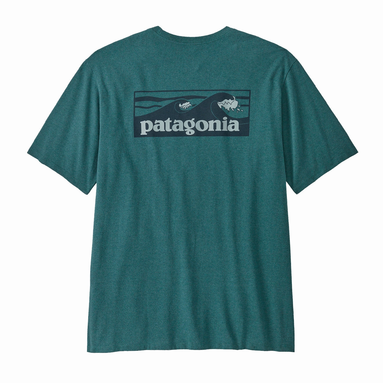 Patagonia Boardshort Logo Pocket Responsibili-Tee Wetland Blue Limited Time Hot Deal