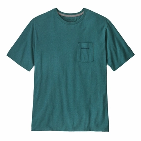 Patagonia Boardshort Logo Pocket Responsibili-Tee Wetland Blue Dont Miss These Savings Exclusive Online Discount