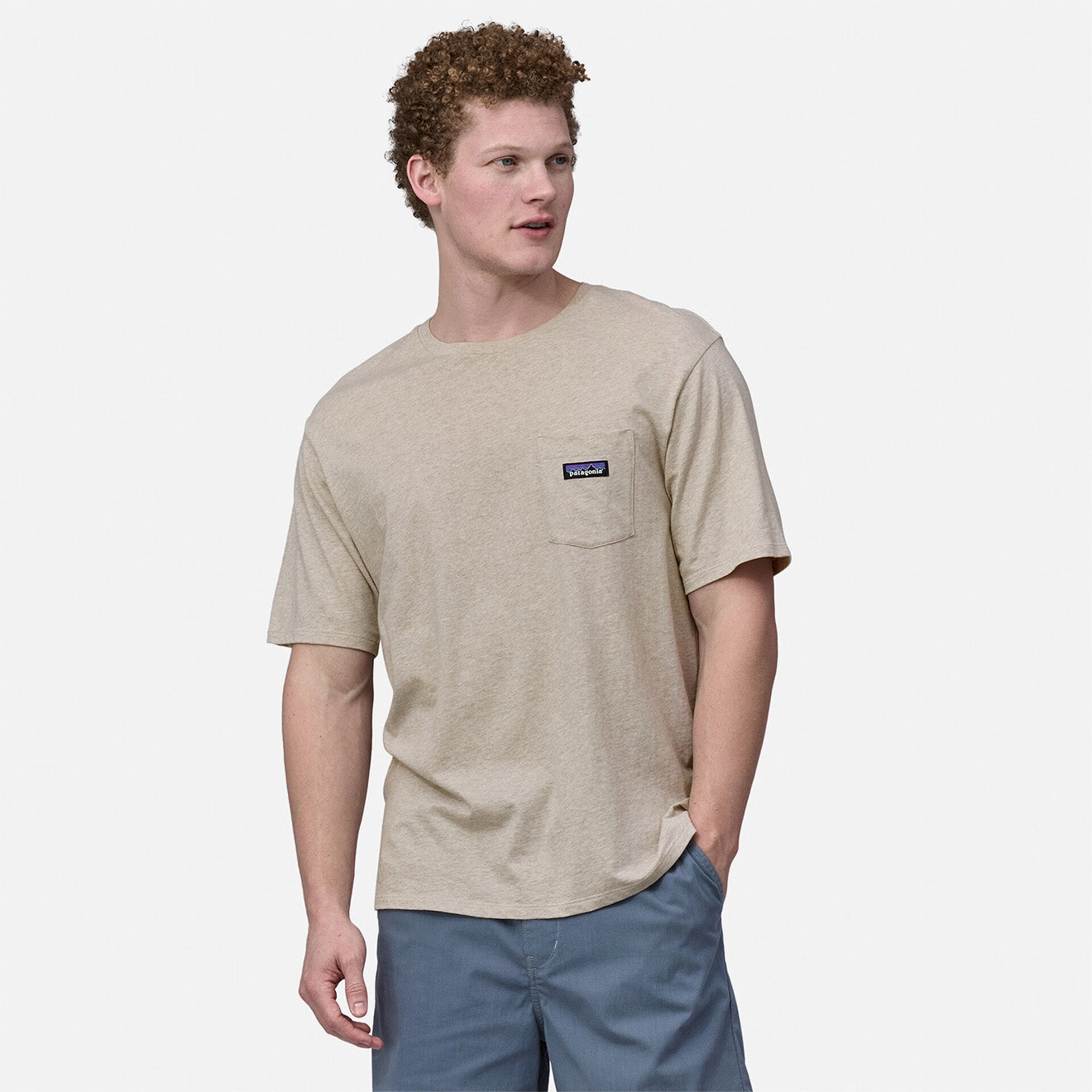 Patagonia Daily Pocket Tee Tailored Grey Hot Item Clearance