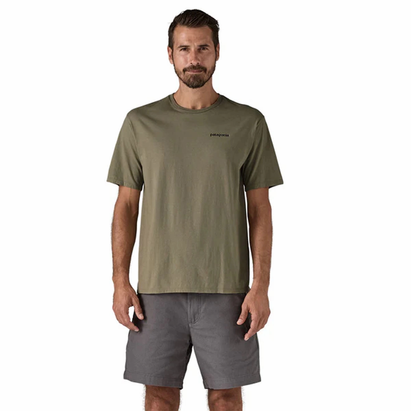 Patagonia Home Water Trout Organic T-Shirt River Rock Green Trending Now Discount
