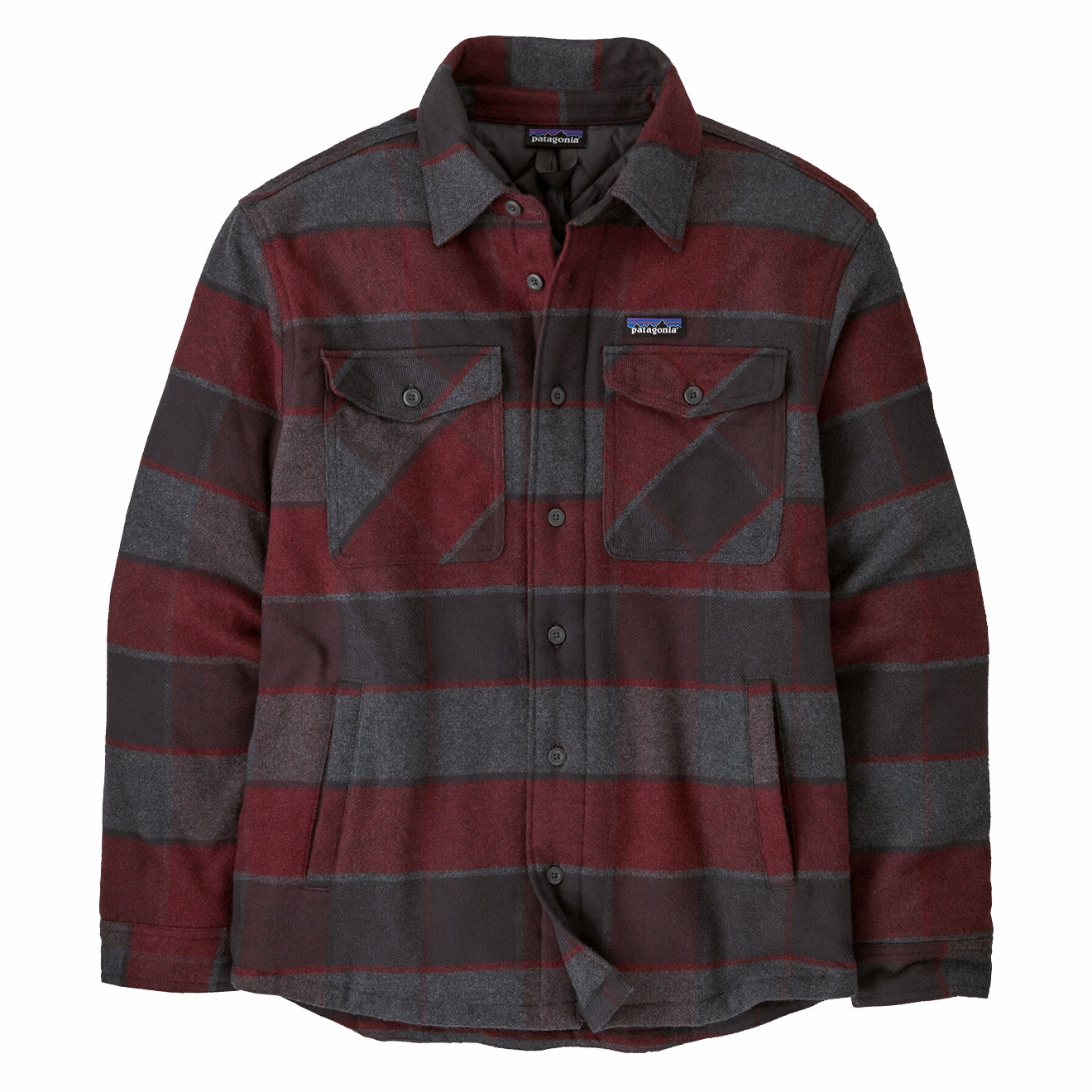 Limited Stock Deals Mega Discount Event Patagonia Lightweight Insulated Fjord Flannel Shirt William / Ink Black