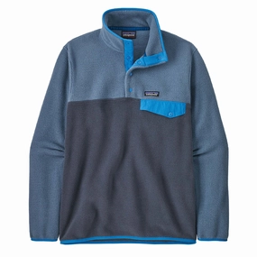 Patagonia Lightweight Synchilla Snap-T Fleece  Pullover Smolder Blue Exclusive Hot Pick