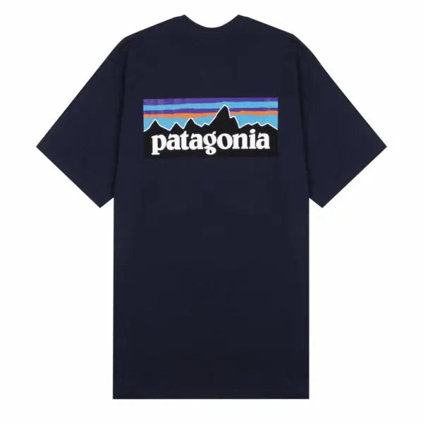 Flash Sale Now Exclusive Holiday Deal Patagonia P-6 Logo Responsibili Tee Classic Navy