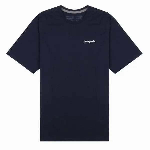 Patagonia P-6 Logo Responsibili Tee Classic Navy Flash Deal Today Best Seller Discount