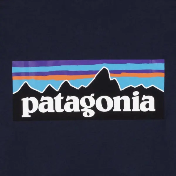 Patagonia P-6 Logo Responsibili Tee Classic Navy Trending Hot Picks Special Offer Inside