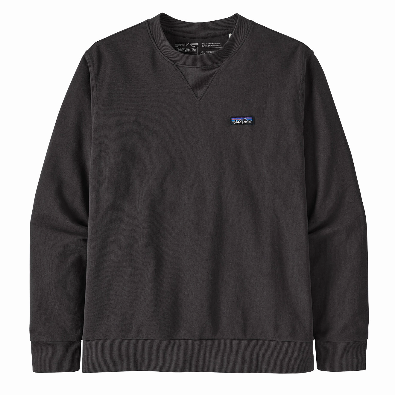 Patagonia Regenerative Organic Certified Cotton Crewneck Sweatshirt Ink Black Save More Online