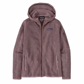 Grab the Deal Now Patagonia Womens Better Sweater Hoody Stormy Mauve
