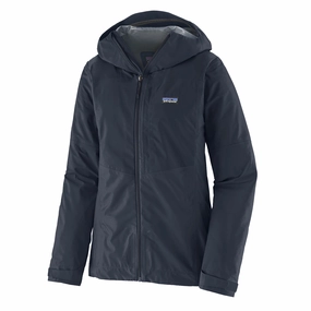 Todays Hot Savings Daily Deal Frenzy Patagonia Womens Boulder Fork Rain Jacket Smolder Blue