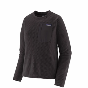 Patagonia Womens R1 Air Fleece Crewneck Black Shop Hot Picks Limited Stock Hot Deal