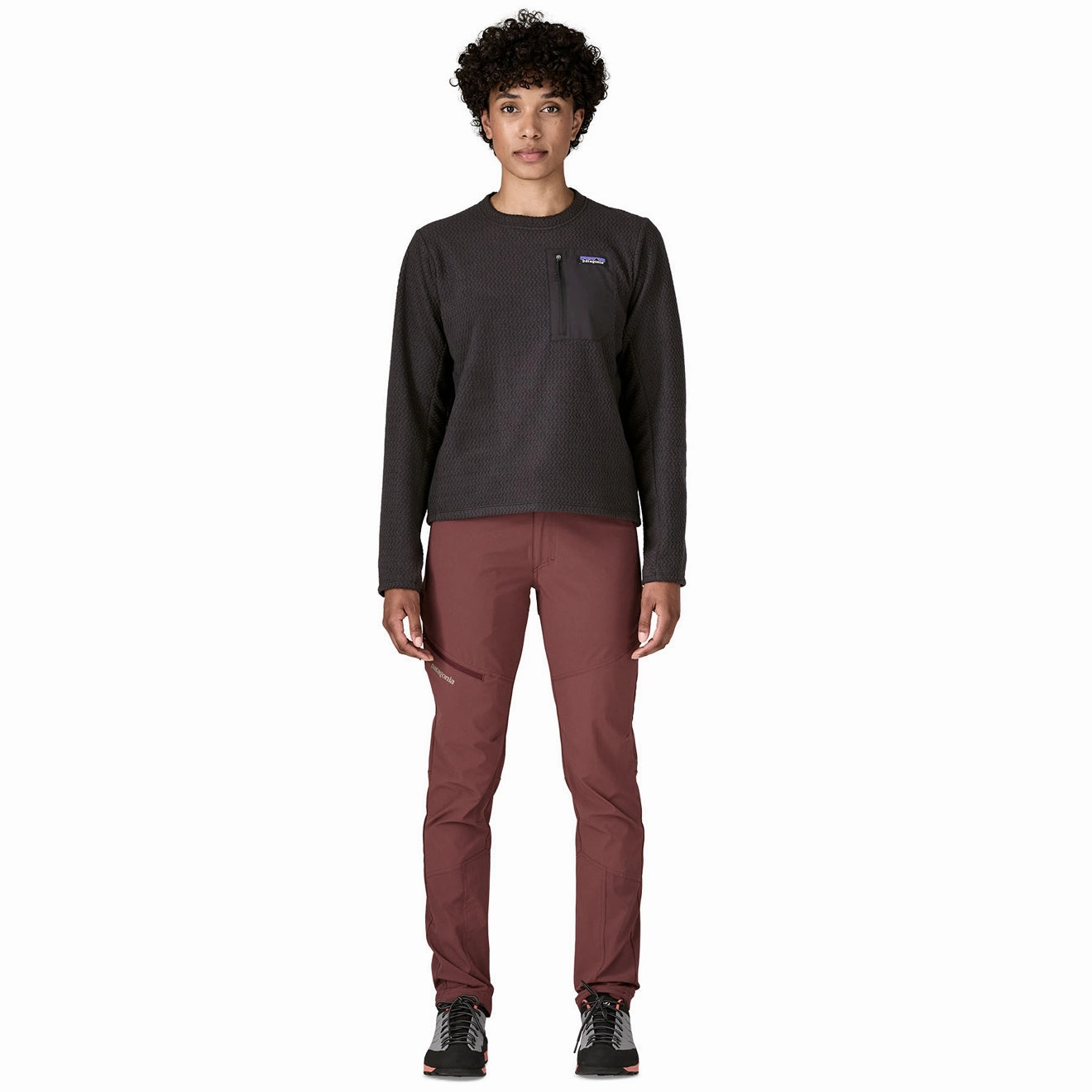 Patagonia Womens R1 Air Fleece Crewneck Black Flash Sale Alert