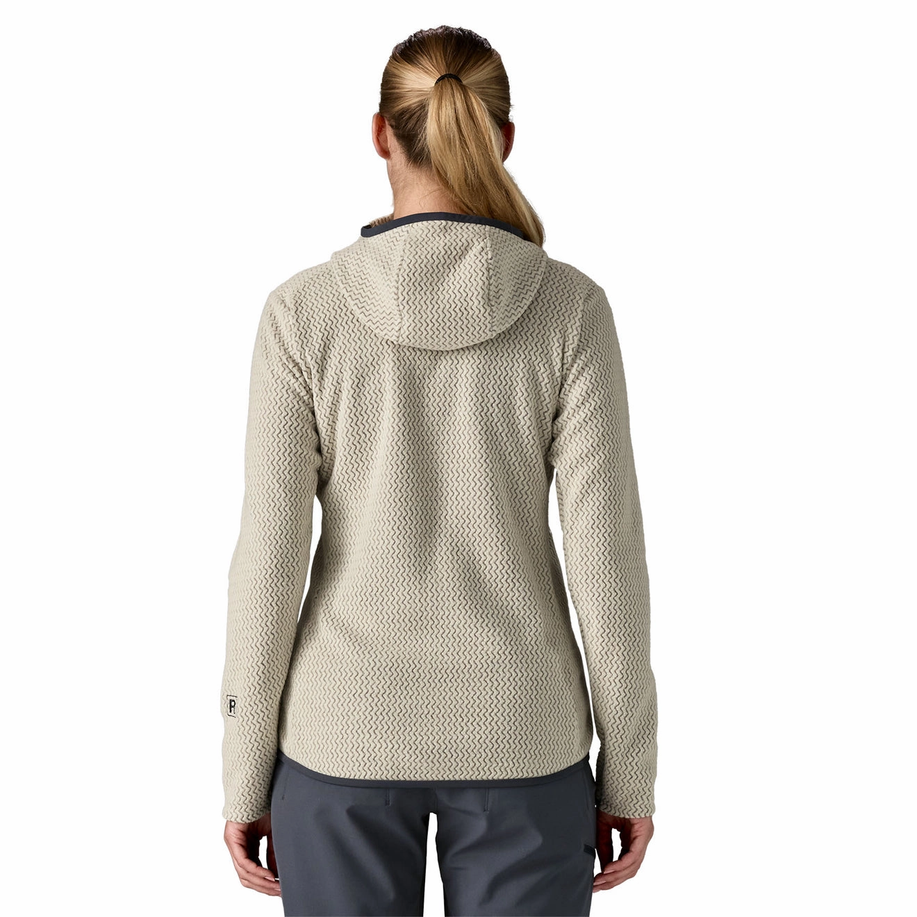 Big Savings Event Today Only Offer Patagonia Womens R1 Air Fleece Full-Zip Hoody Wool White