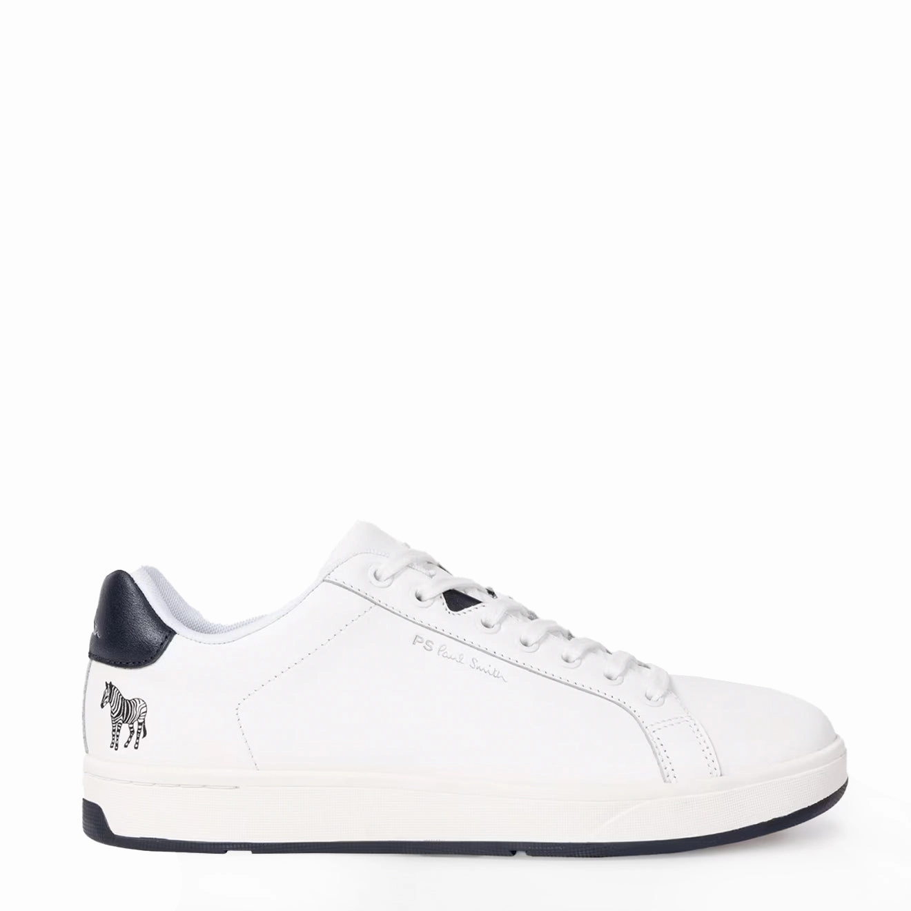 Paul Smith Albany Leather Zebra Trainers White Trending Savings Now Exclusive Deal Inside