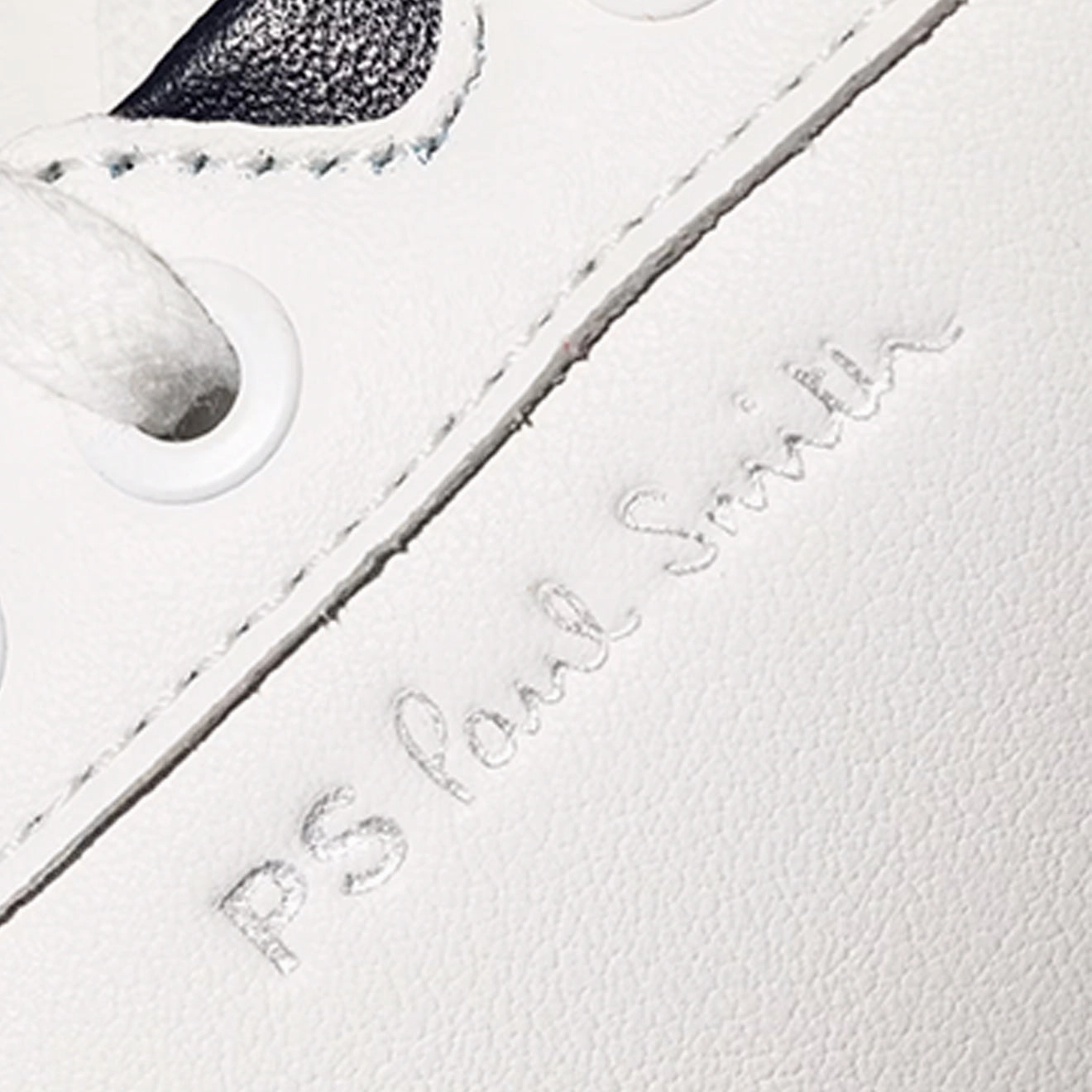 Save Today Event Todays Best Deal Paul Smith Albany Leather Zebra Trainers White