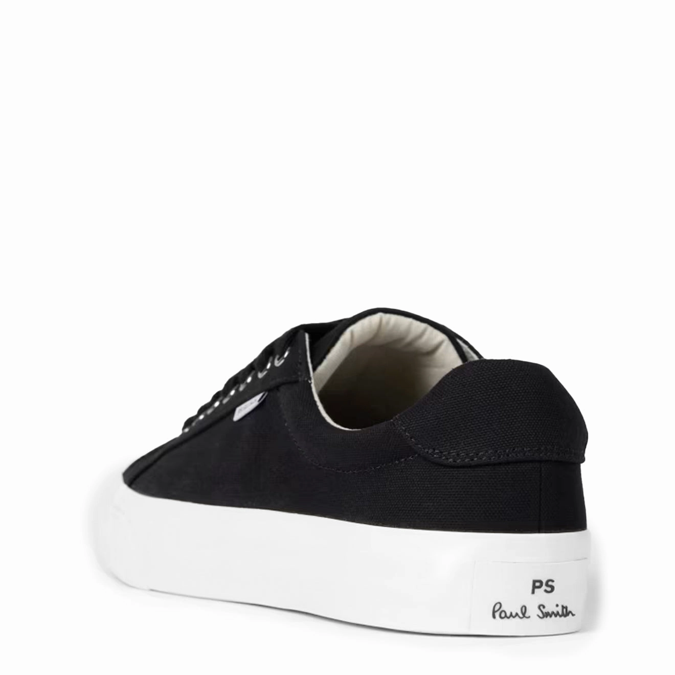 Paul Smith Amos Canvas Trainers Black Flash Deal Alert