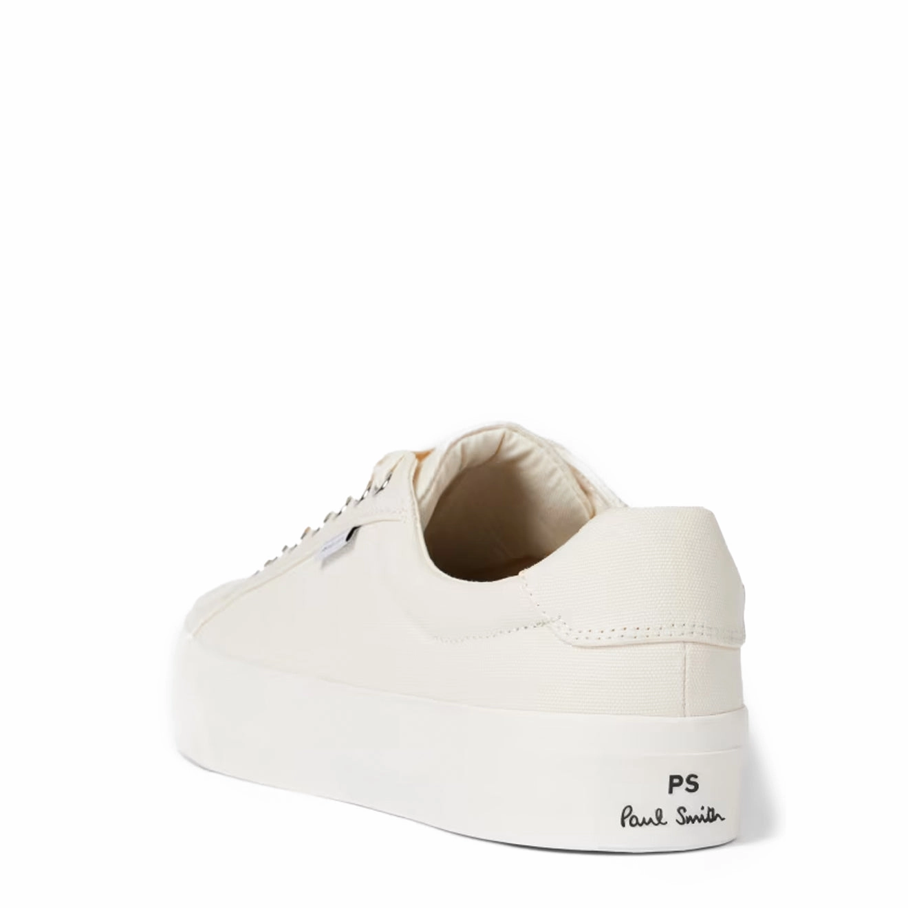 Paul Smith Amos Canvas Trainers Ecru Limited Stock Hot Deal