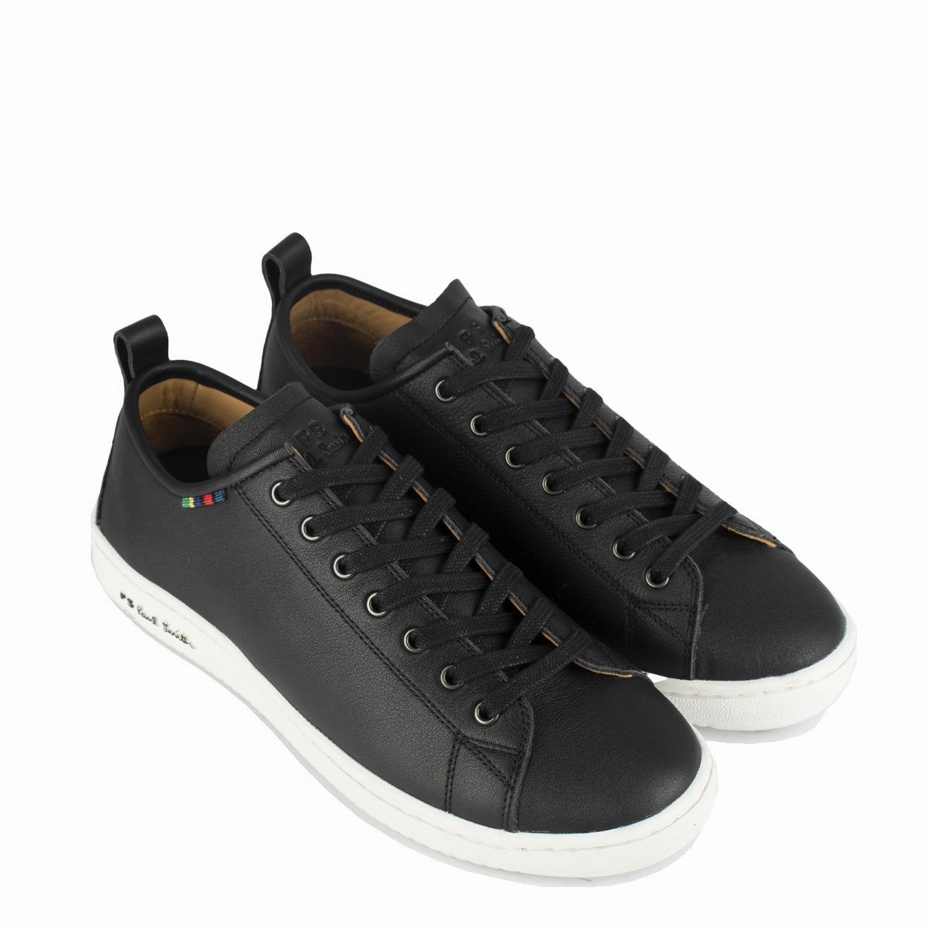 Save Big Online Paul Smith Leather Miyata Trainer Black