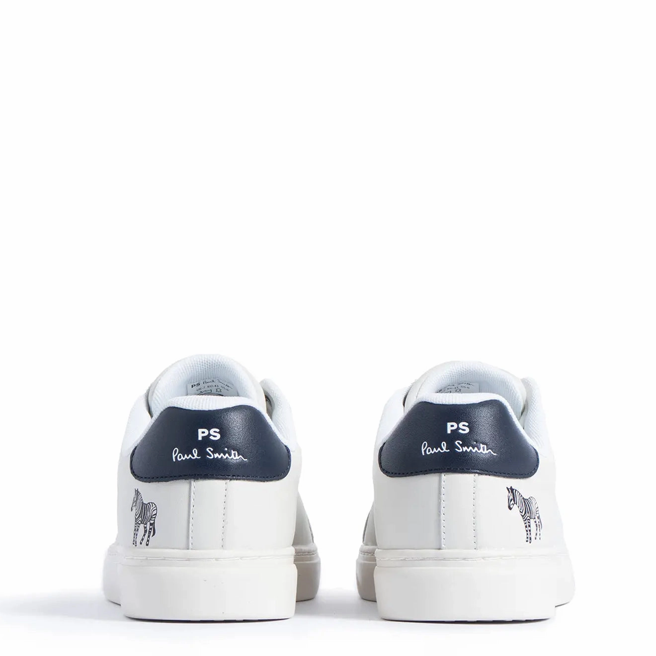 Today Only Discount Alert Paul Smith Rex Zebra Trainers White Leather