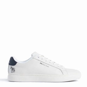 Special Deals Online Paul Smith Rex Zebra Trainers White Leather