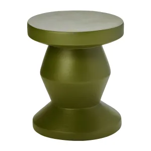 Pedestal Side Table (Forest)