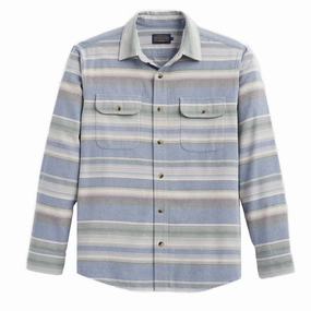 Pendleton Beach Shack Shirt Navy Stripe Dont Miss Out