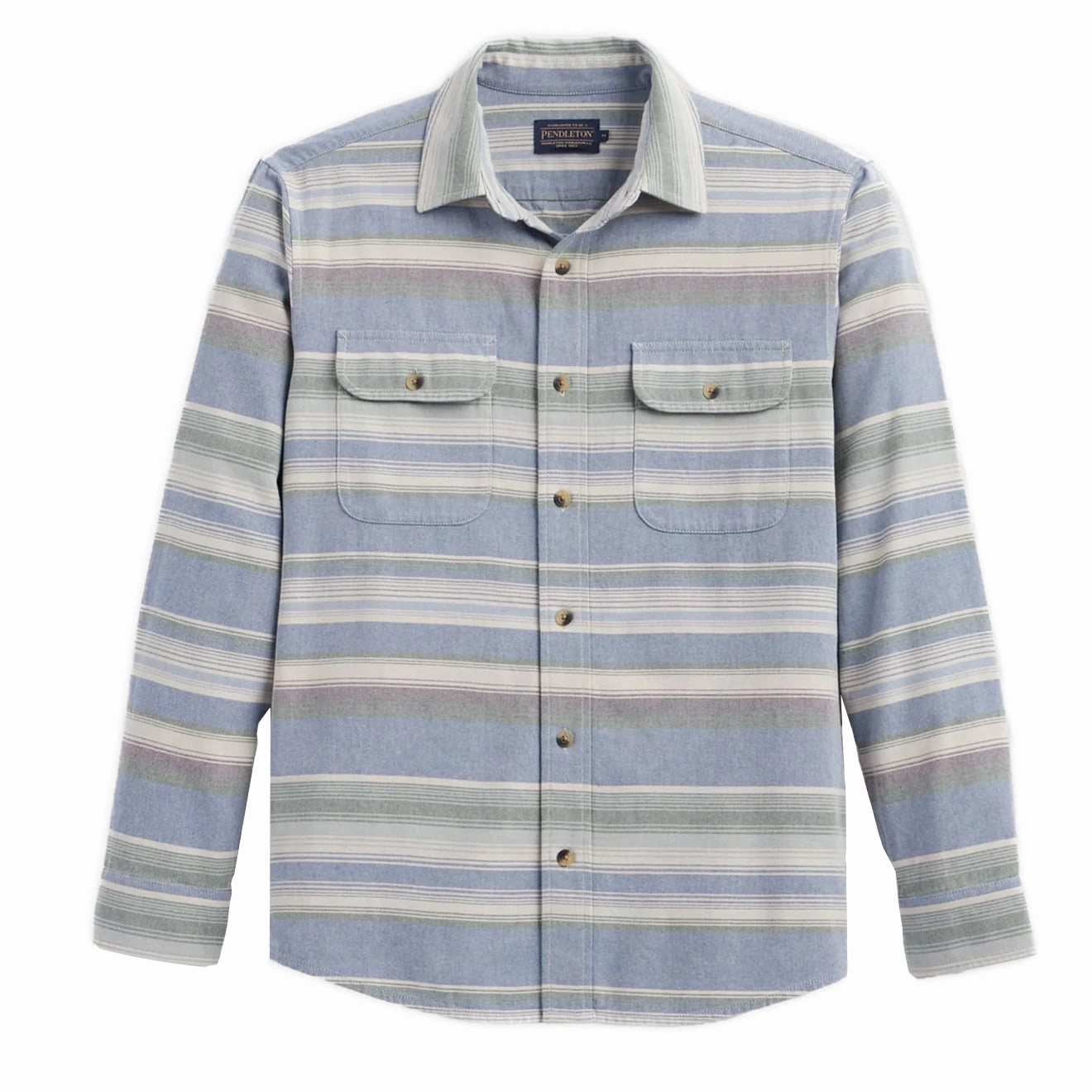 Pendleton Beach Shack Shirt Navy Stripe Dont Miss Out