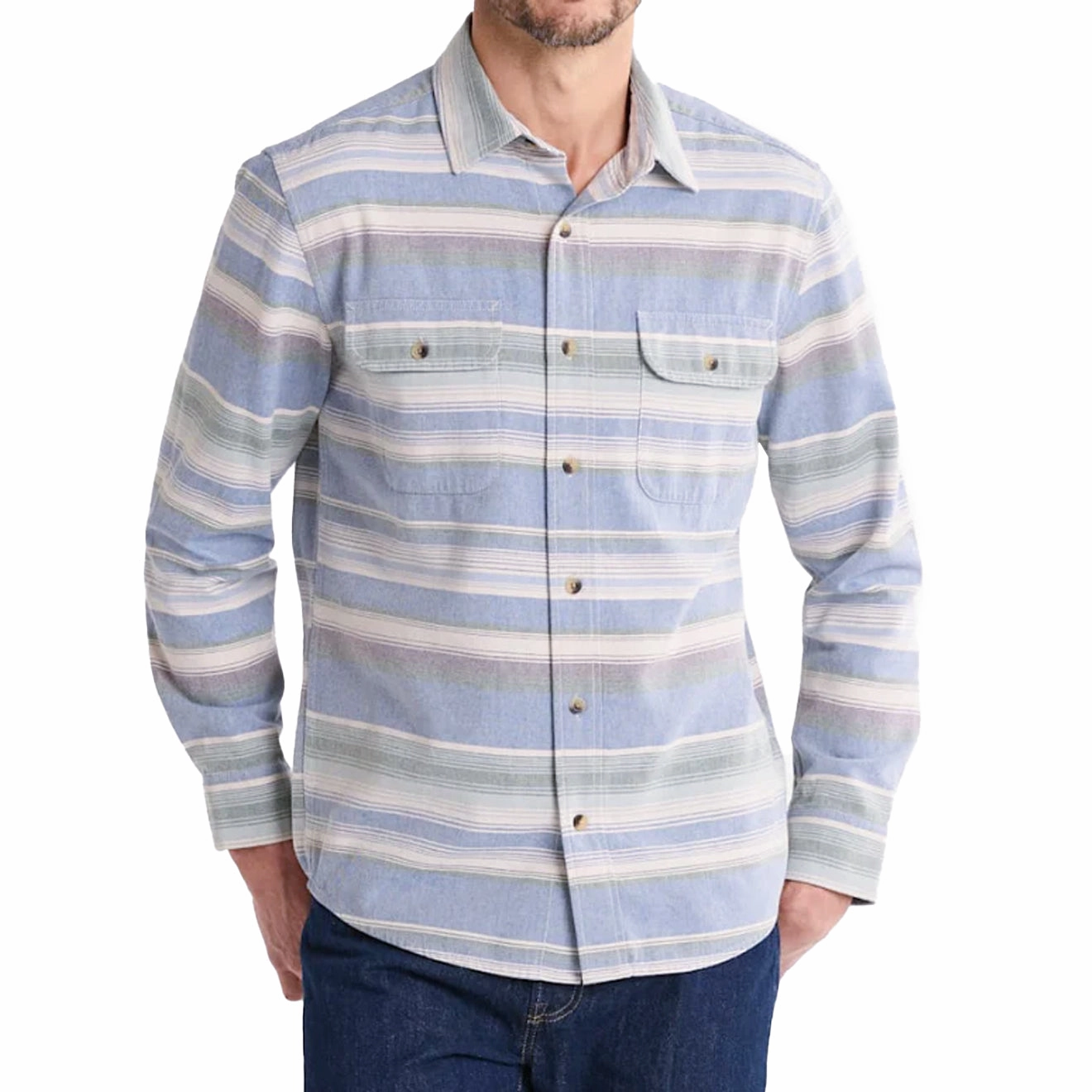 Pendleton Beach Shack Shirt Navy Stripe Today Only Savings MustHave Deals