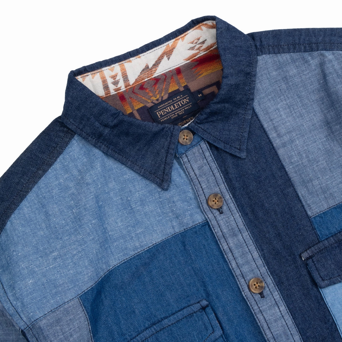 Pendleton La Pine Patchwork Shirt Blue / Multi Shop Hot Deals Big Sale Today