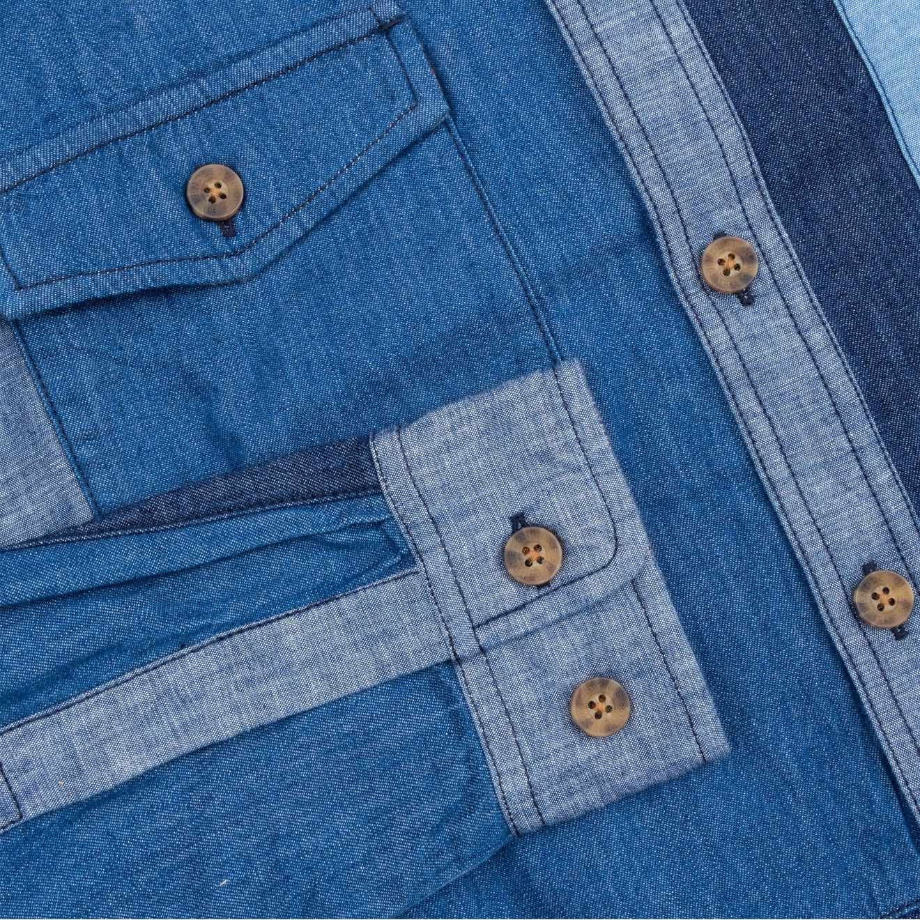 Steal Todays Offer Pendleton La Pine Patchwork Shirt Blue / Multi