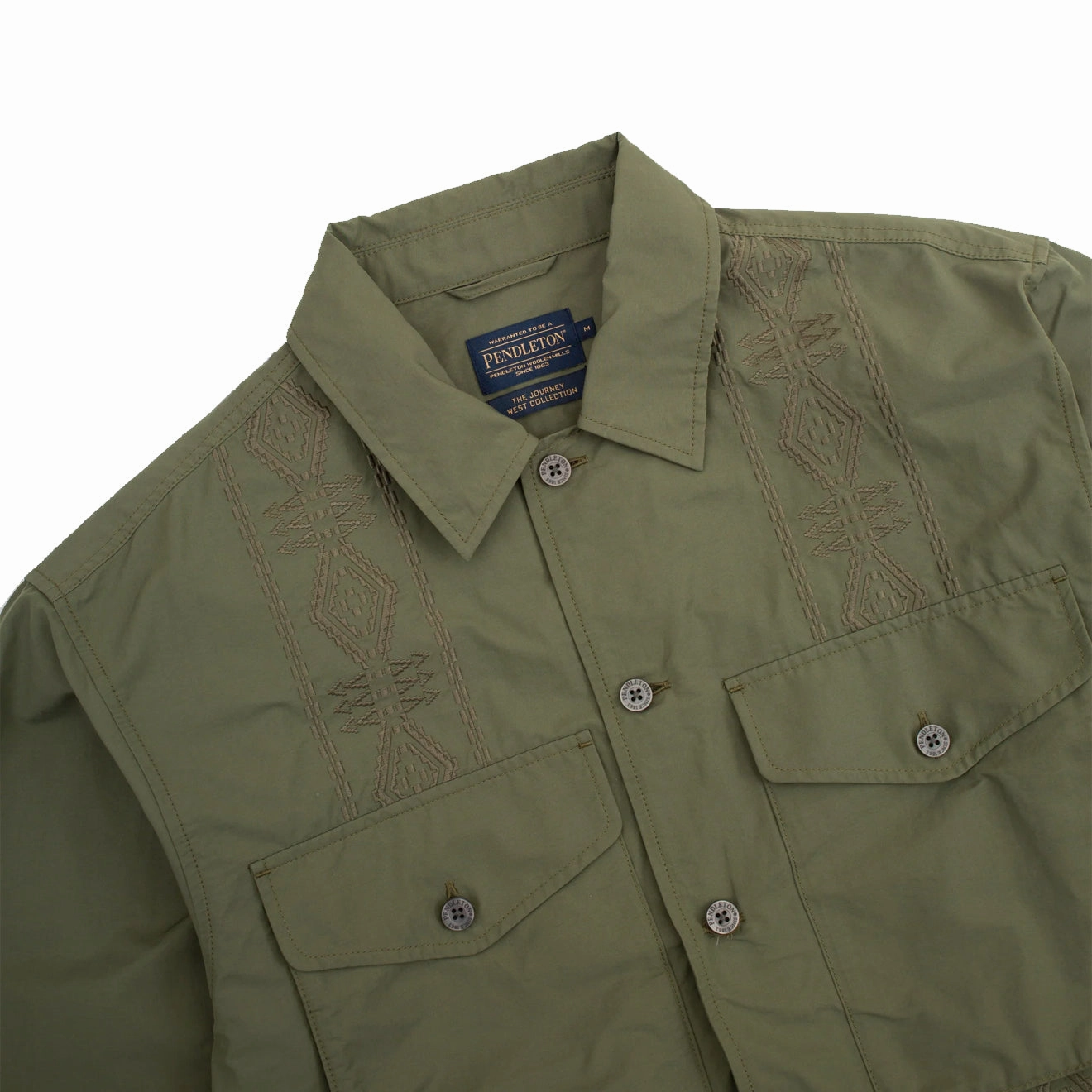Pendleton Parachute Overshirt Olive Unmissable Deal Today Special Online Offer