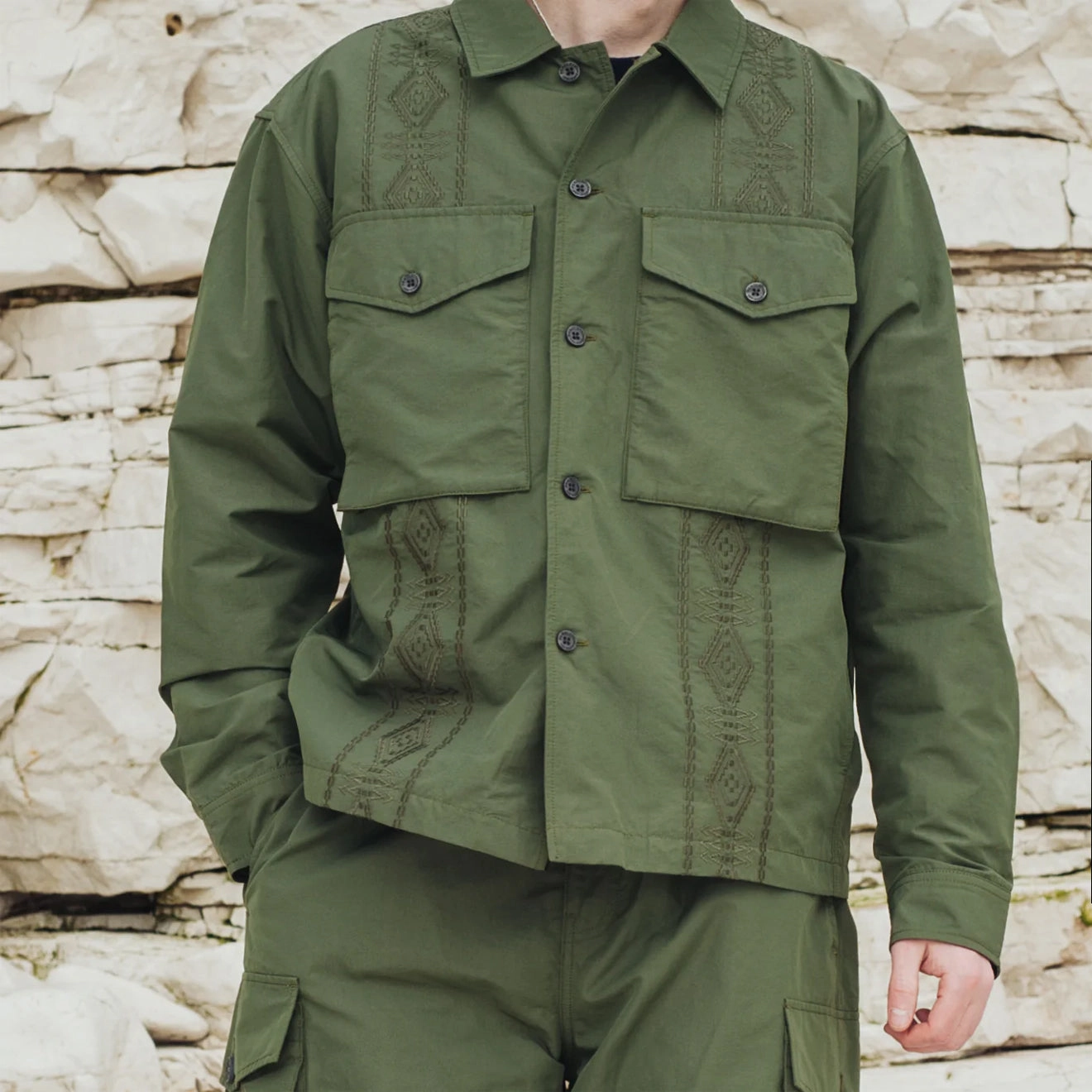 Pendleton Parachute Overshirt Olive Hot Pick Online