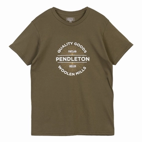 Pendleton Quality Goods T-Shirt Olive Shop Hot Picks Dont Wait Save