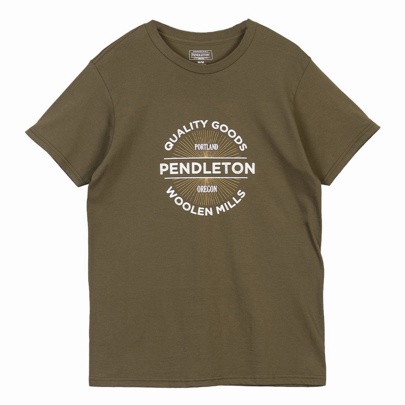 Pendleton Quality Goods T-Shirt Olive Shop Hot Picks Dont Wait Save
