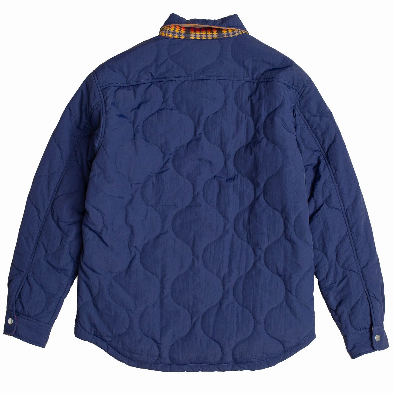 Big Sale Today Pendleton Reversible Quilted Overshirt Harding Navy