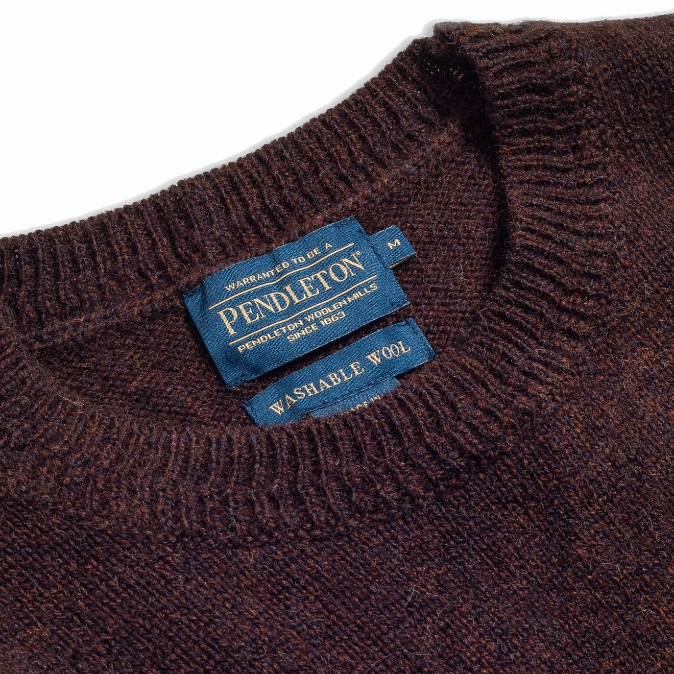 Limited Stock Alert Clearance Alert Now Pendleton Wool Crew Espresso Heather