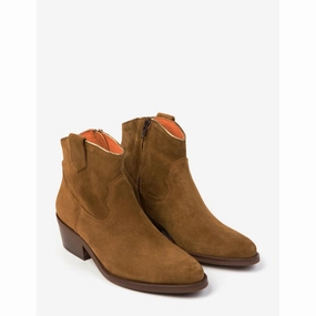 Daily Special Offer Save More Online Penelope Chilvers Cassidy Ladies Suede Cowboy Boots - Tan