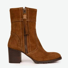 Penelope Chilvers Cropped Fina Suede Ladies Ankle Boot - Peat Clearance Steal Today Grab Your Deal Today
