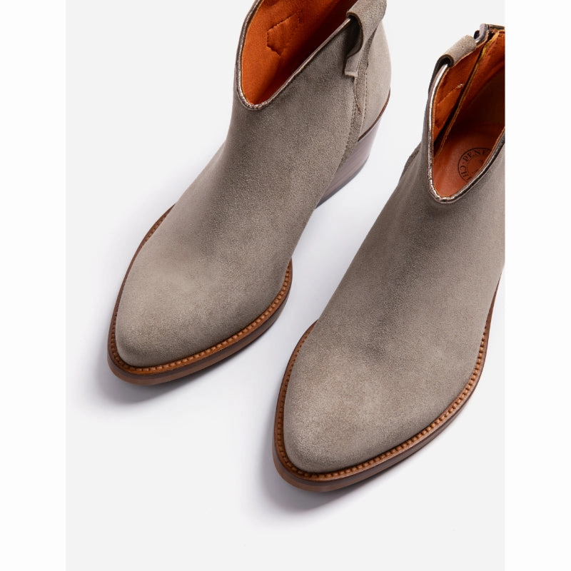 Dont Wait Save Penelope Chilvers Dolly Ladies Suede Boot - Taupe