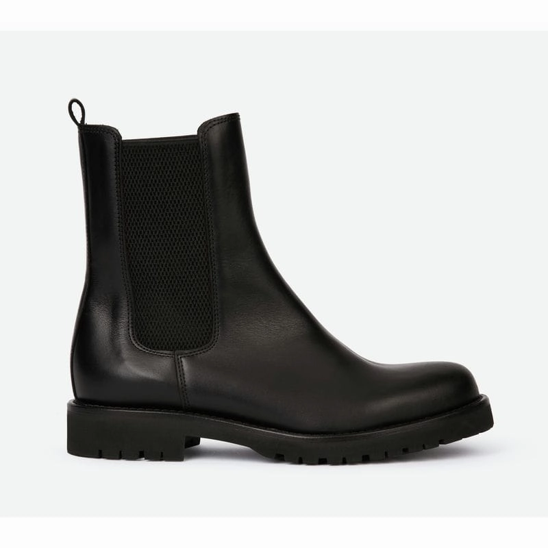 Limited Time Sale Penelope Chilvers Doma Leather Ladies Ankle Boot - Black