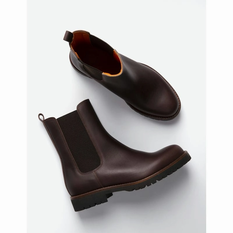 Limited Stock Alert Penelope Chilvers Doma Leather Ladies Ankle Boot - Conker