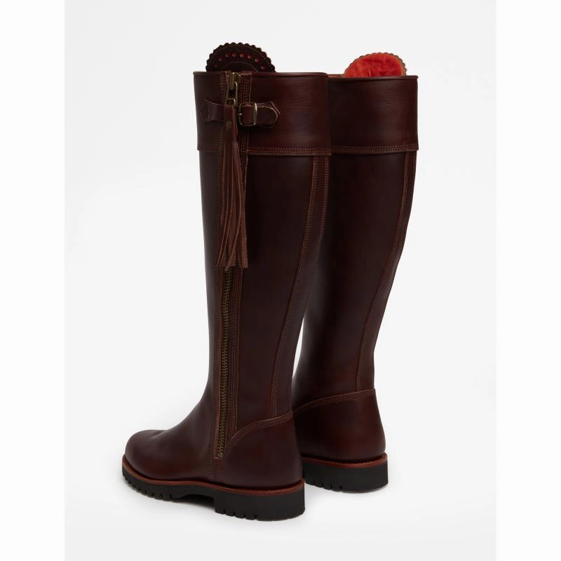 Hot Picks Today Dont Miss This Deal Penelope Chilvers Long Tassel Ladies Leather Boot - Conker
