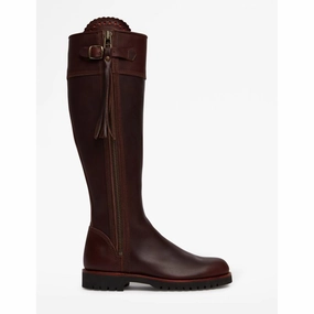 Penelope Chilvers Long Tassel Ladies Leather Boot - Conker Save Big Today Trending Offer Today